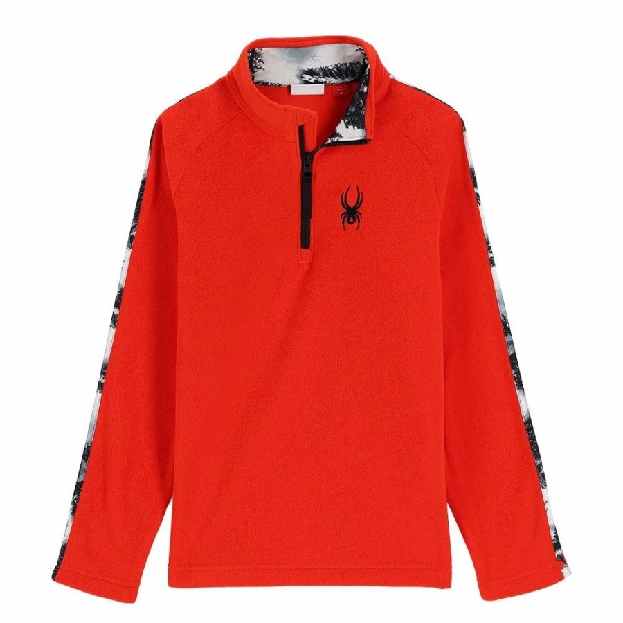 Kids * | Spyder Speed 1/4-Zip Fleece Mid-Layer (Kids')