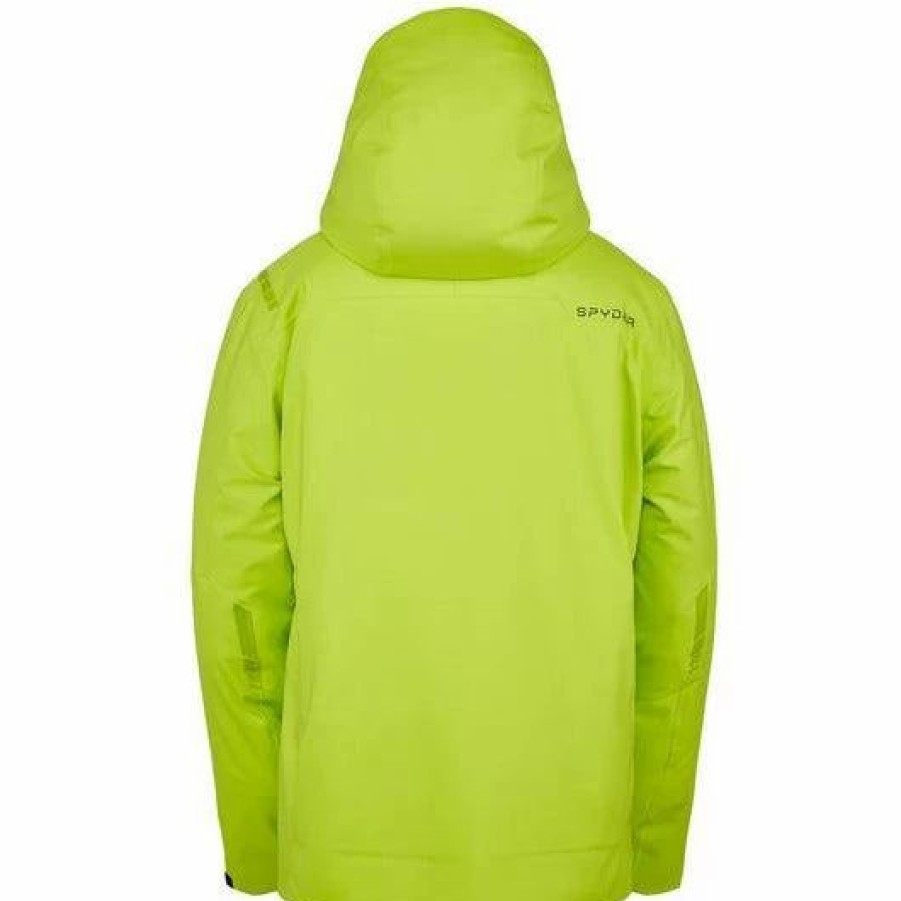 Soft Goods * | Spyder Tripoint Gtx Jacket Sharp Lime