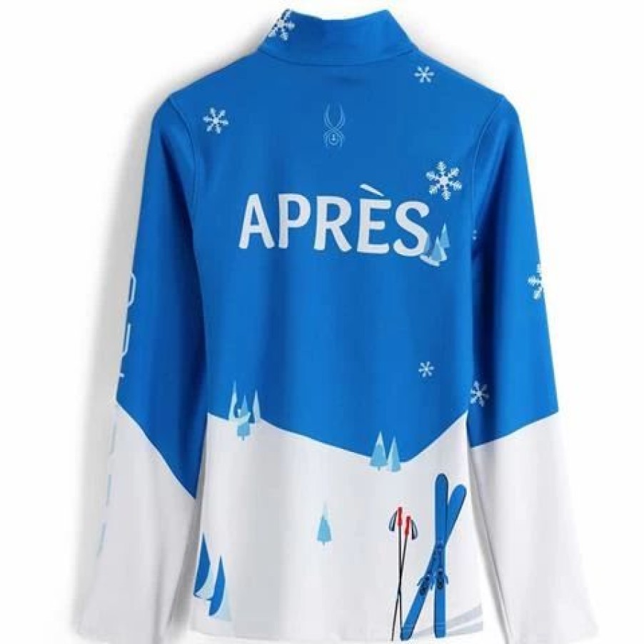 Women * | Spyder Apres Ski Zip T-Neck Women'S Collegiate