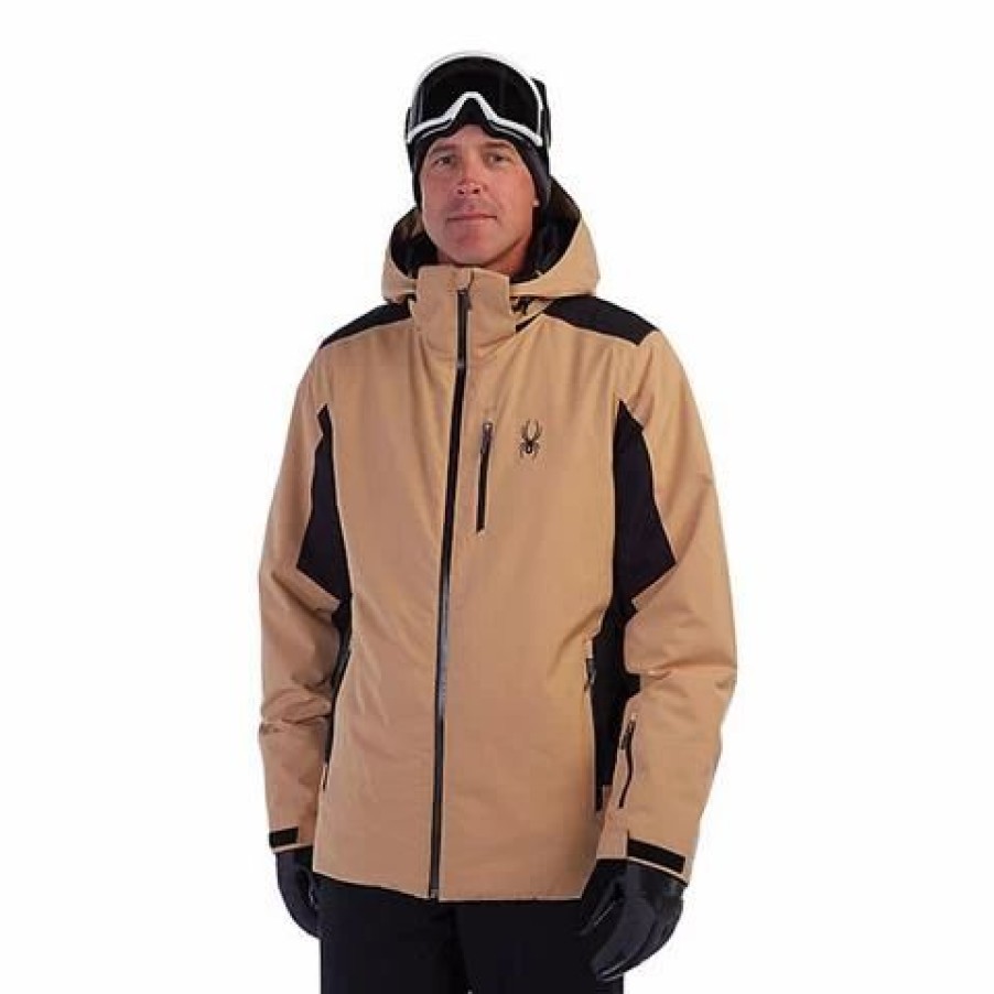 Men * | Spyder Vertex Soft Shell Jacket Men'S Tannin