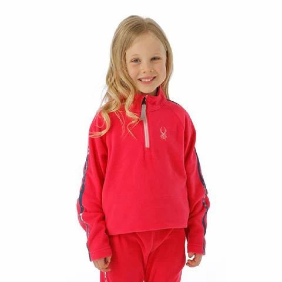 Kids * | Spyder Speed Fleece Zip T-Neck Toddler