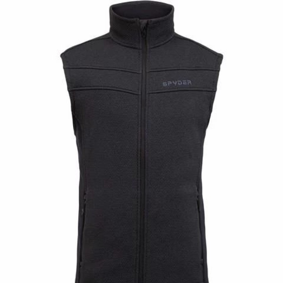 Men * | Spyder Men'S Encore Fleece Vest