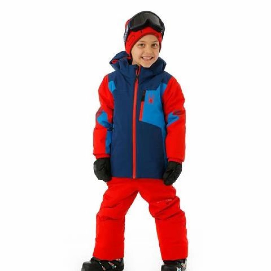 Kids * | Spyder Mini Leader Jacket Boy'S