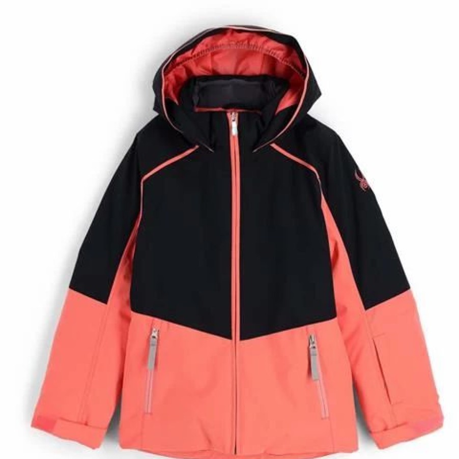 Kids * | Spyder Conquer Jacket Girl'S