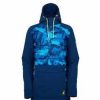 Soft Goods * | Spyder M Usst The Hybrid Anorak Blue Camo