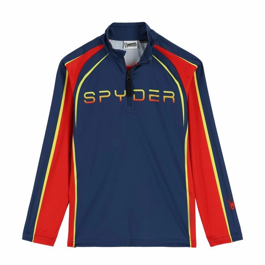 Kids * | Spyder Downhill 1/4-Zip Mid-Layer Top (Boys')