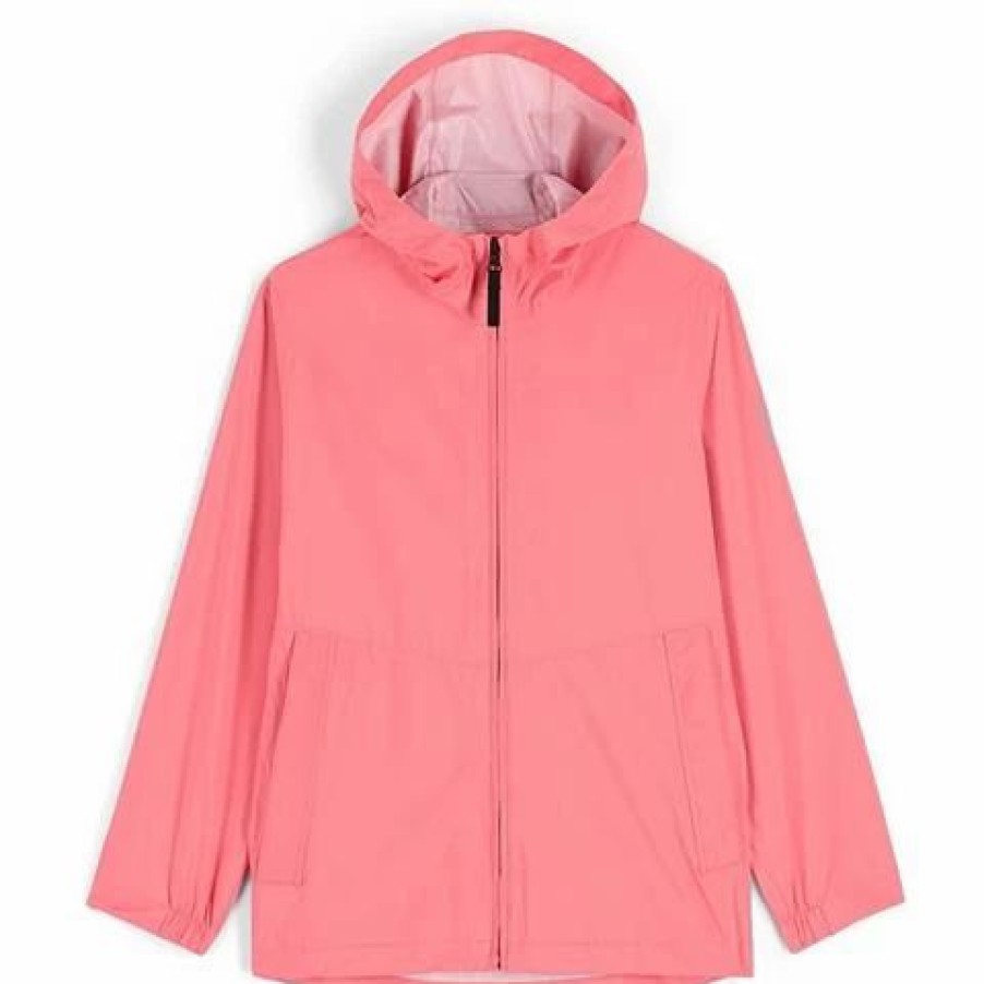 Kids * | Spyder Mist Rain Shell Jacket Youth Tropic