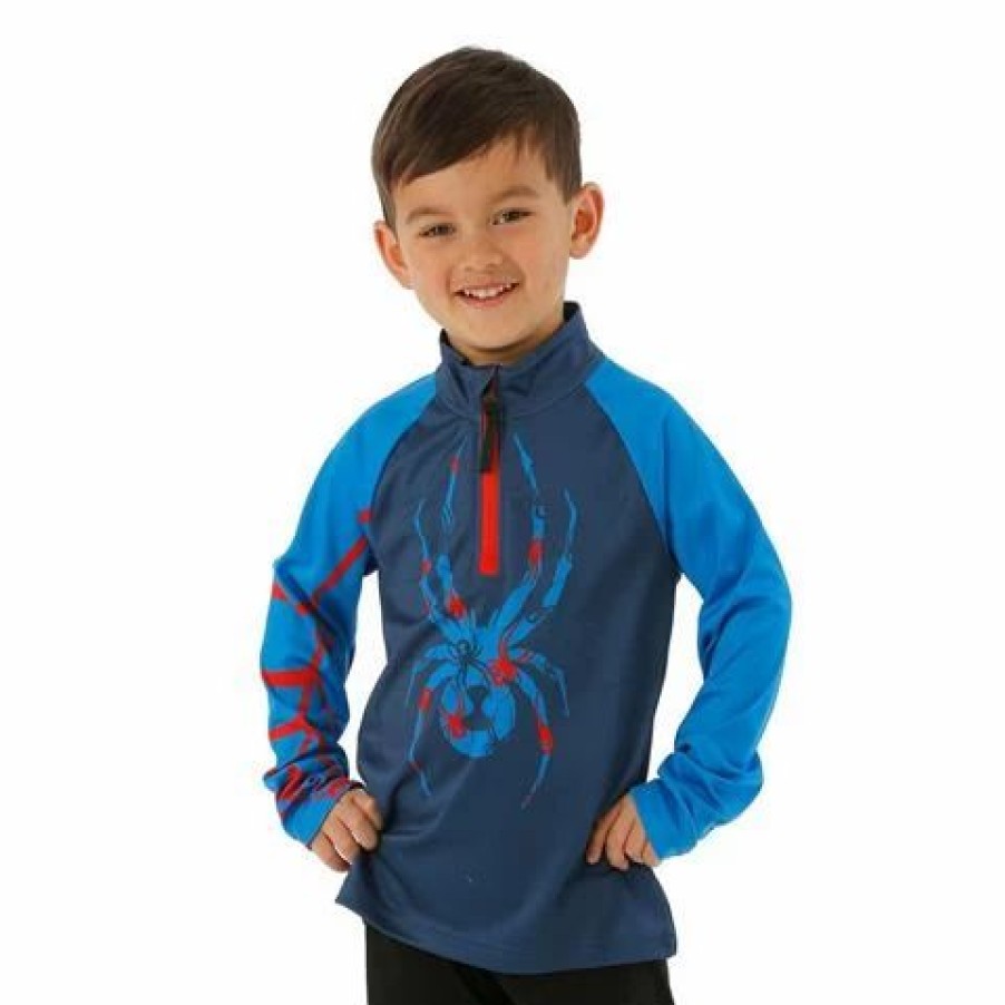 Kids * | Spyder Bug Zip T-Neck Toddler Boy'S