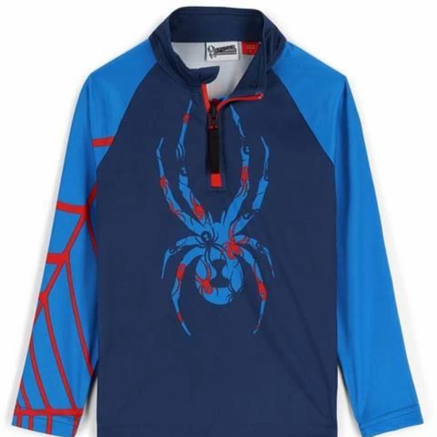 Kids * | Spyder Bug Zip T-Neck Toddler Boy'S