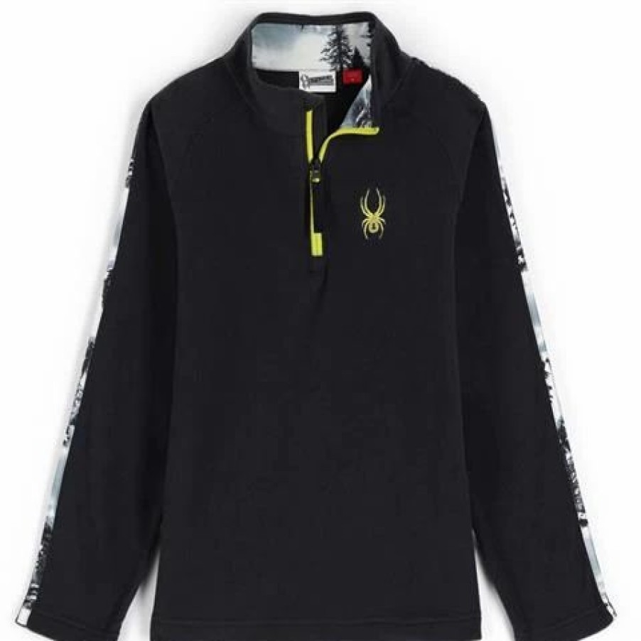 Kids * | Spyder Speed Fleece Zip T-Neck Youth