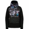 Soft Goods * | Spyder W Glissade Hybrid Anorak Black