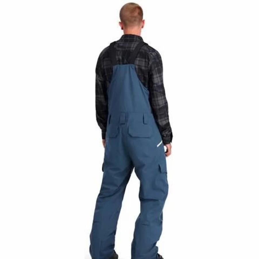 Men * | Spyder Men'S Terrain Bib Insignia Blue