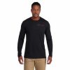 Men * | Spyder Men'S Logo Tech Long Sleeve T-Shirt Black