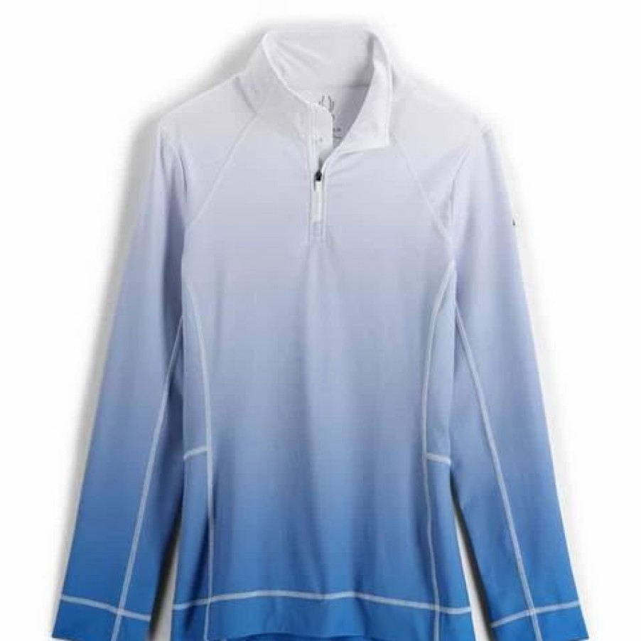 Women * | Spyder Savona Zip T-Neck Women'S