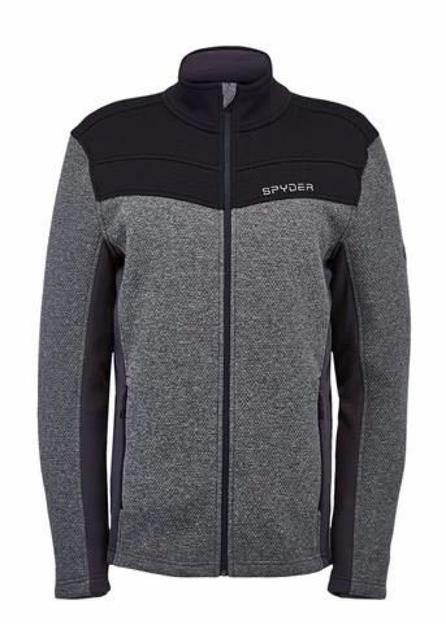 Men * | Spyder Men'S Encore Full Zip Fleece Jacket