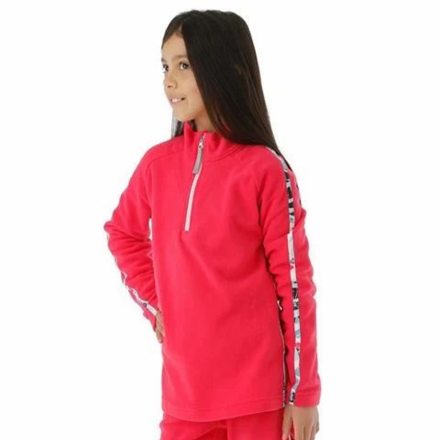 Kids * | Spyder Speed Fleece Zip T-Neck Girl'S