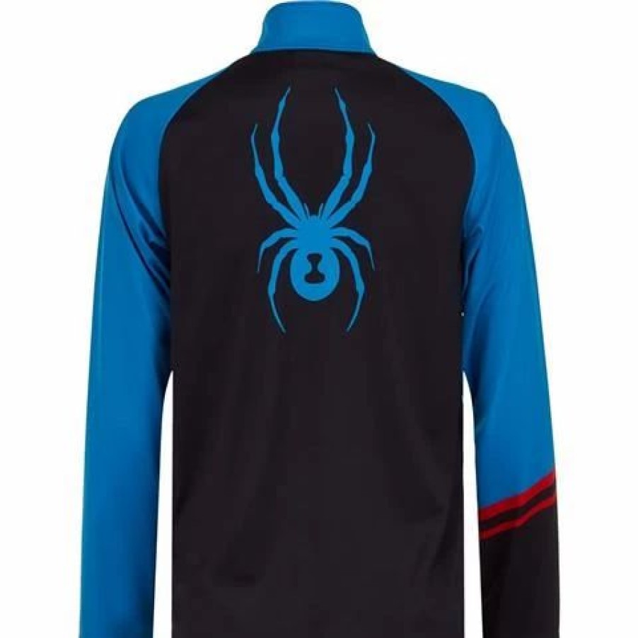 Kids * | Spyder Web Zip T-Neck Boy'S