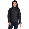 Women * | Spyder Timeless Hoodie Down Jacket Women'S Black Black